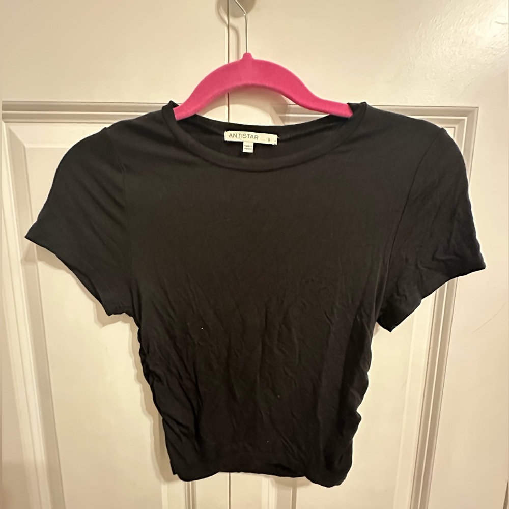 Women's Black Crop Top